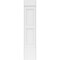 Ekena Millwork Two Equal Flat Panel PVC Pilaster w/Standard Capital & Base, 10"W x 48"H x 2"P PILP10X048DFP01-2 - alternate 4